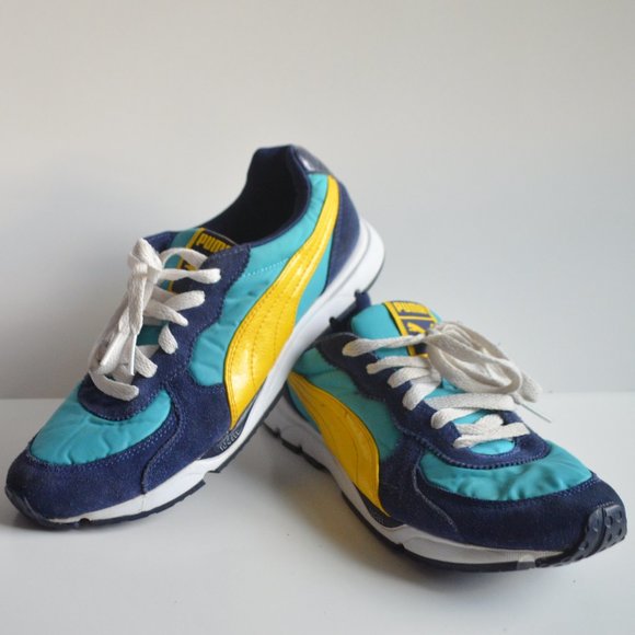 Bight color Puma Sport Lifsytle sneakers size 8 - Picture 1 of 7